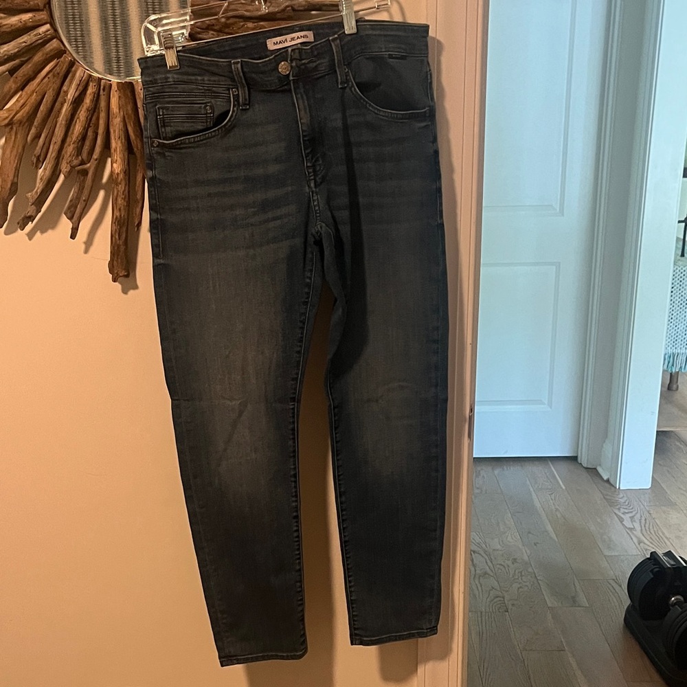 Mavi Men's Dark Blue Slim Jeans